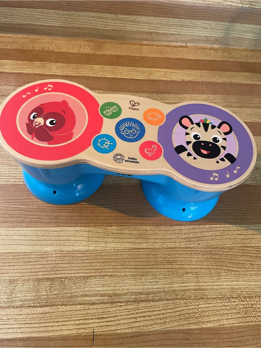 Baby Einstein Musical Drum Toy - Blue/Purple/Red
